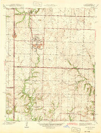Hume Missouri Historical topographic map, 1:24000 scale, 7.5 X 7.5 Minute, Year 1942