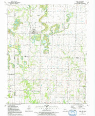 Hume Missouri Historical topographic map, 1:24000 scale, 7.5 X 7.5 Minute, Year 1991