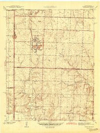 Hume Missouri Historical topographic map, 1:24000 scale, 7.5 X 7.5 Minute, Year 1942