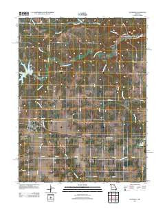 Hunnewell Missouri Historical topographic map, 1:24000 scale, 7.5 X 7.5 Minute, Year 2012