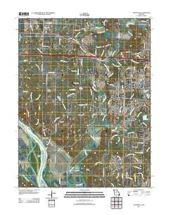Huntsdale Missouri Historical topographic map, 1:24000 scale, 7.5 X 7.5 Minute, Year 2011