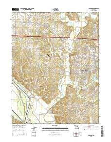 Huntsdale Missouri Current topographic map, 1:24000 scale, 7.5 X 7.5 Minute, Year 2015