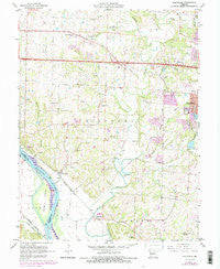 Huntsdale Missouri Historical topographic map, 1:24000 scale, 7.5 X 7.5 Minute, Year 1967