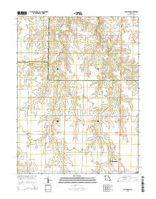 Hutchison Missouri Current topographic map, 1:24000 scale, 7.5 X 7.5 Minute, Year 2015