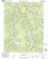 Huzzah Missouri Historical topographic map, 1:24000 scale, 7.5 X 7.5 Minute, Year 1999