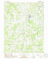 Iberia Missouri Historical topographic map, 1:24000 scale, 7.5 X 7.5 Minute, Year 1987