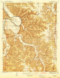Iconium Missouri Historical topographic map, 1:24000 scale, 7.5 X 7.5 Minute, Year 1944