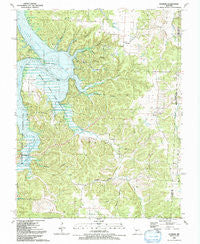 Iconium Missouri Historical topographic map, 1:24000 scale, 7.5 X 7.5 Minute, Year 1991
