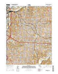 Independence Missouri Current topographic map, 1:24000 scale, 7.5 X 7.5 Minute, Year 2015