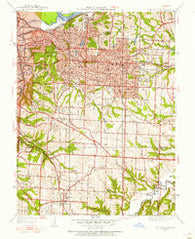 Independence Missouri Historical topographic map, 1:24000 scale, 7.5 X 7.5 Minute, Year 1934
