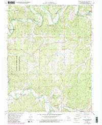 Indian Springs Missouri Historical topographic map, 1:24000 scale, 7.5 X 7.5 Minute, Year 1978
