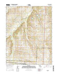 Ionia Missouri Current topographic map, 1:24000 scale, 7.5 X 7.5 Minute, Year 2014