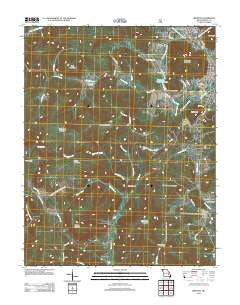 Ironton Missouri Historical topographic map, 1:24000 scale, 7.5 X 7.5 Minute, Year 2011