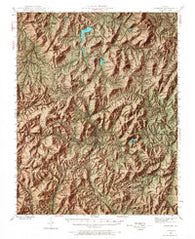 Ironton Missouri Historical topographic map, 1:62500 scale, 15 X 15 Minute, Year 1945