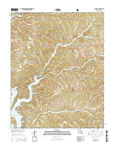 Isabella Missouri Current topographic map, 1:24000 scale, 7.5 X 7.5 Minute, Year 2015