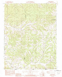 Jacket Missouri Historical topographic map, 1:24000 scale, 7.5 X 7.5 Minute, Year 1982
