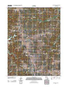 Jacksonville Missouri Historical topographic map, 1:24000 scale, 7.5 X 7.5 Minute, Year 2012