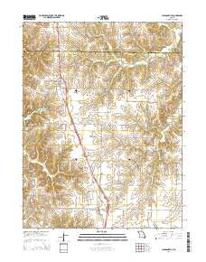 Jacksonville Missouri Current topographic map, 1:24000 scale, 7.5 X 7.5 Minute, Year 2014