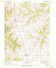Jacksonville Missouri Historical topographic map, 1:24000 scale, 7.5 X 7.5 Minute, Year 1971