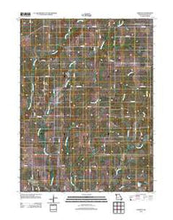 Jameson Missouri Historical topographic map, 1:24000 scale, 7.5 X 7.5 Minute, Year 2012