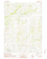 Jameson Missouri Historical topographic map, 1:24000 scale, 7.5 X 7.5 Minute, Year 1984