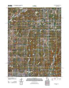 Jamesport Missouri Historical topographic map, 1:24000 scale, 7.5 X 7.5 Minute, Year 2012