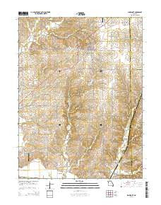 Jamesport Missouri Current topographic map, 1:24000 scale, 7.5 X 7.5 Minute, Year 2015