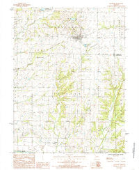 Jamesport Missouri Historical topographic map, 1:24000 scale, 7.5 X 7.5 Minute, Year 1984