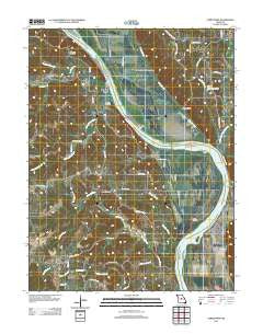 Jamestown Missouri Historical topographic map, 1:24000 scale, 7.5 X 7.5 Minute, Year 2012