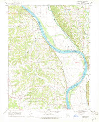 Jamestown Missouri Historical topographic map, 1:24000 scale, 7.5 X 7.5 Minute, Year 1969