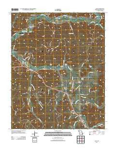 Jane Missouri Historical topographic map, 1:24000 scale, 7.5 X 7.5 Minute, Year 2012