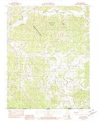 Jane Missouri Historical topographic map, 1:24000 scale, 7.5 X 7.5 Minute, Year 1982