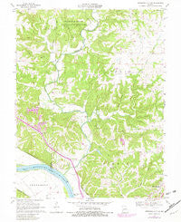 Jefferson City NW Missouri Historical topographic map, 1:24000 scale, 7.5 X 7.5 Minute, Year 1962