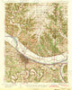 Jefferson City Missouri Historical topographic map, 1:62500 scale, 15 X 15 Minute, Year 1942