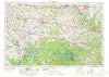 Jefferson City Missouri Historical topographic map, 1:250000 scale, 1 X 2 Degree, Year 1955