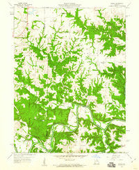 Joanna Missouri Historical topographic map, 1:24000 scale, 7.5 X 7.5 Minute, Year 1959