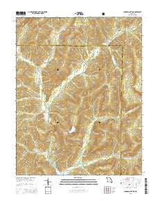 Johnson Shut-Ins Missouri Current topographic map, 1:24000 scale, 7.5 X 7.5 Minute, Year 2015