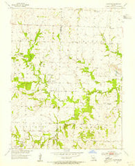 Johnstown Missouri Historical topographic map, 1:24000 scale, 7.5 X 7.5 Minute, Year 1953