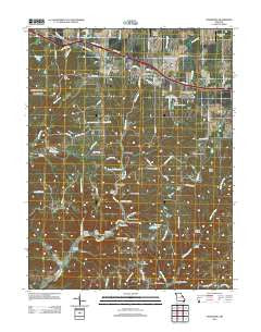 Jonesburg Missouri Historical topographic map, 1:24000 scale, 7.5 X 7.5 Minute, Year 2012