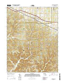 Jonesburg Missouri Current topographic map, 1:24000 scale, 7.5 X 7.5 Minute, Year 2015