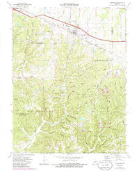 Jonesburg Missouri Historical topographic map, 1:24000 scale, 7.5 X 7.5 Minute, Year 1973