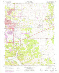 Joplin East Missouri Historical topographic map, 1:24000 scale, 7.5 X 7.5 Minute, Year 1963