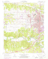 Joplin West Missouri Historical topographic map, 1:24000 scale, 7.5 X 7.5 Minute, Year 1962