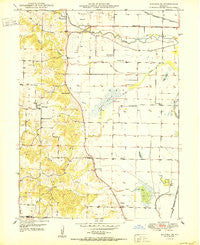 Kahoka SE Missouri Historical topographic map, 1:24000 scale, 7.5 X 7.5 Minute, Year 1950