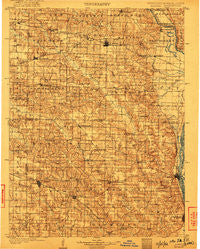 Kahoka Missouri Historical topographic map, 1:125000 scale, 30 X 30 Minute, Year 1903