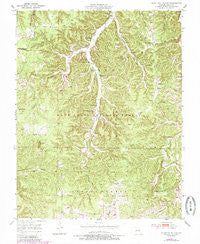 Kaintuck Hollow Missouri Historical topographic map, 1:24000 scale, 7.5 X 7.5 Minute, Year 1950
