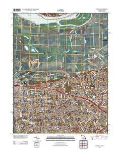 Kampville Missouri Historical topographic map, 1:24000 scale, 7.5 X 7.5 Minute, Year 2012