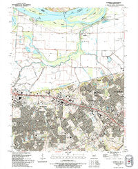 Kampville Missouri Historical topographic map, 1:24000 scale, 7.5 X 7.5 Minute, Year 1994