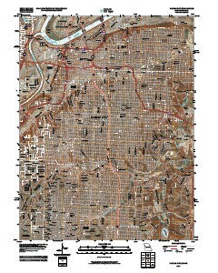 Kansas City Missouri Historical topographic map, 1:24000 scale, 7.5 X 7.5 Minute, Year 2009