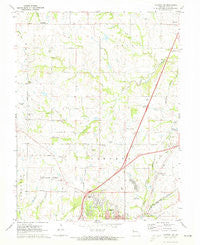Kearney SW Missouri Historical topographic map, 1:24000 scale, 7.5 X 7.5 Minute, Year 1971